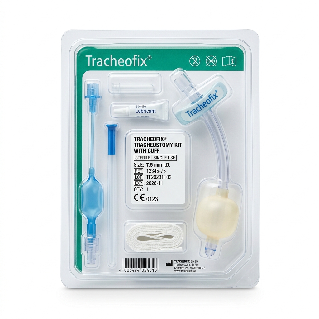 Kit Tracheofix Avec Ballonnet (Multi-Tailles)