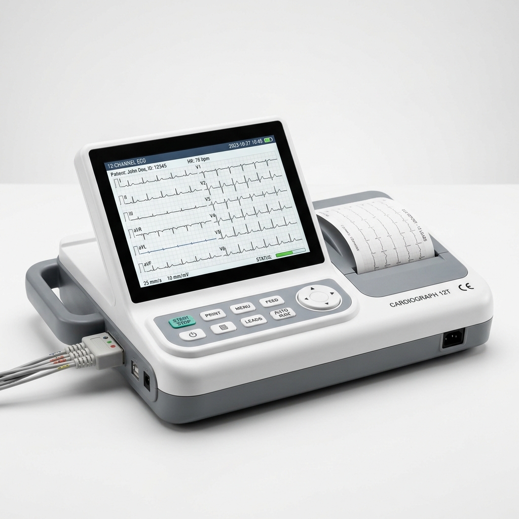 Électrocardiographe 12 Pistes