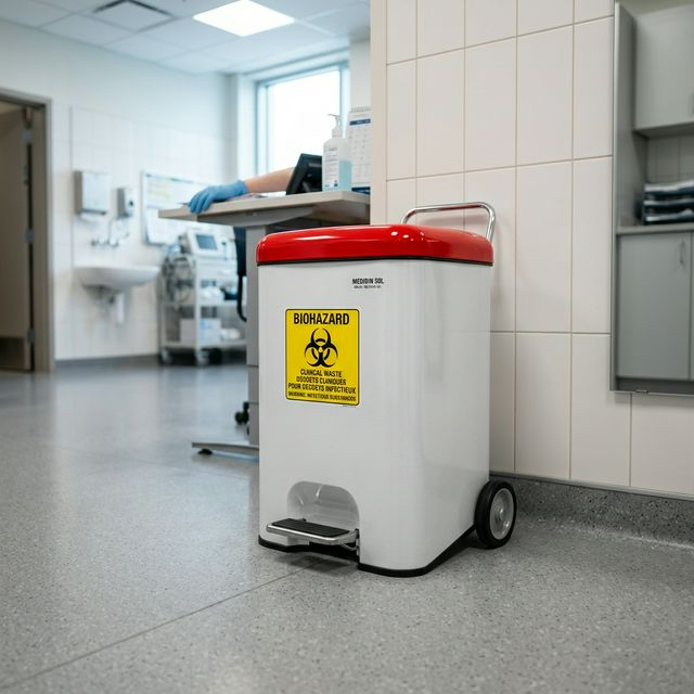 Poubelle Médicale à Pédale Inox (DASRI)