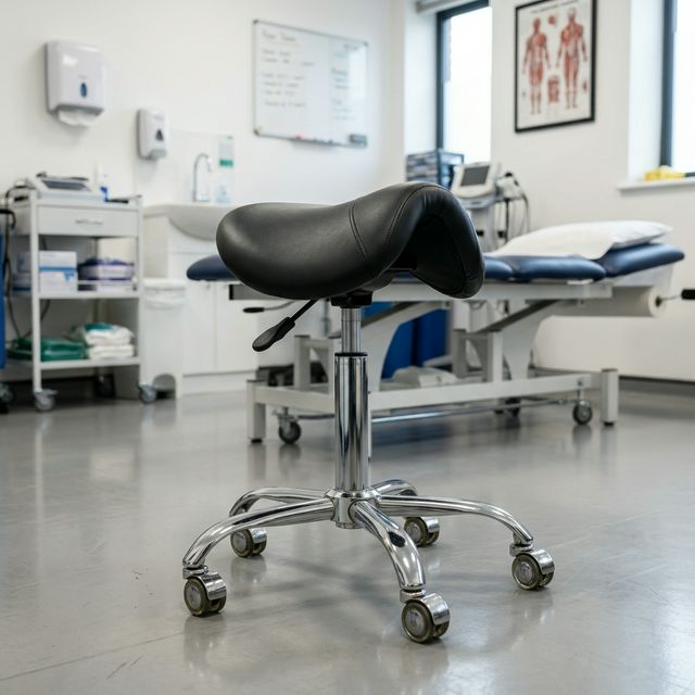 Tabouret Médical Ergonomique à Roulettes