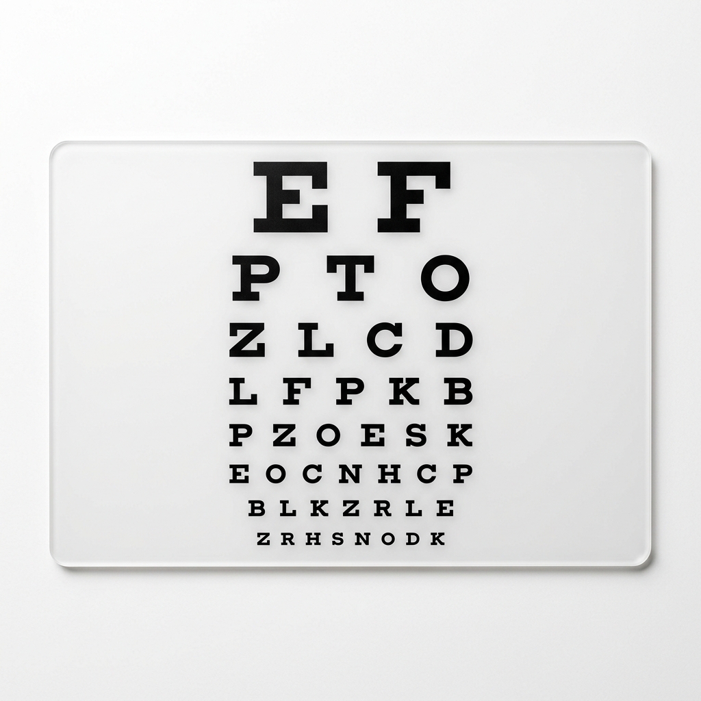 ÉCRAN POUR ECHELLE D’ACUITE VISUELLE MIXED DECIMAL 5 MT