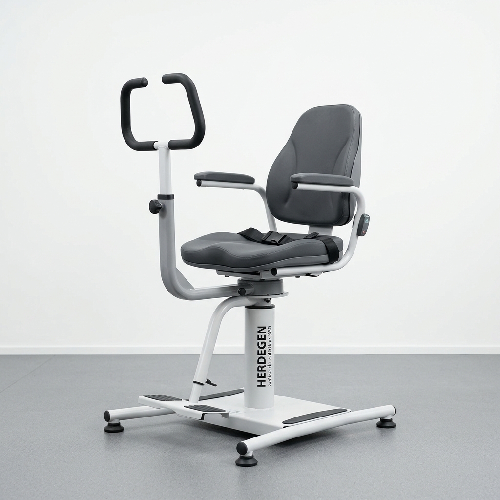 Assise de rotation 360° pour transferts assis, Ø 39 cm, H 4 cm, Herdegen