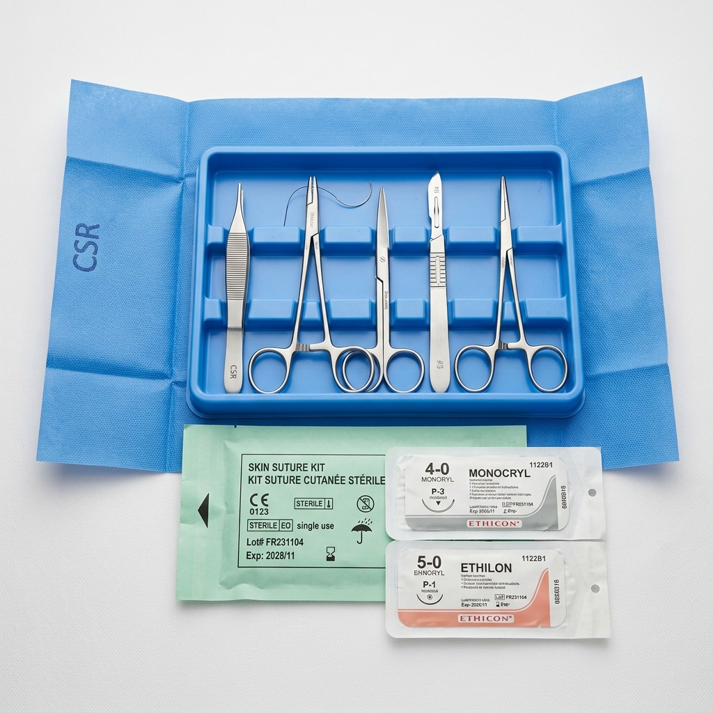 Kit Suture Cutanée (Stérile)