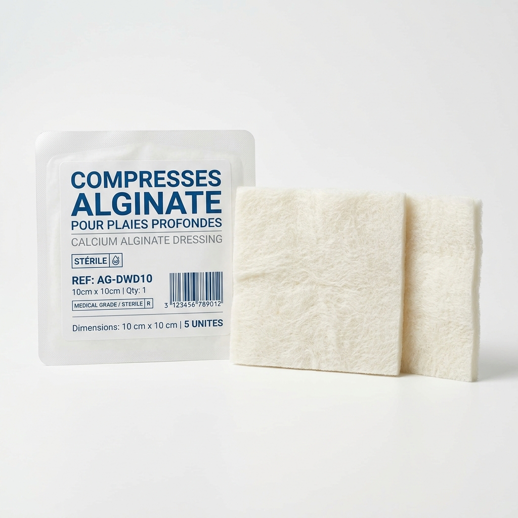 Compresses Alginate (Plaies Profondes)