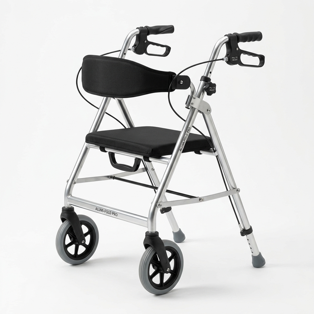 Déambulateur Pliant à 2 Roues