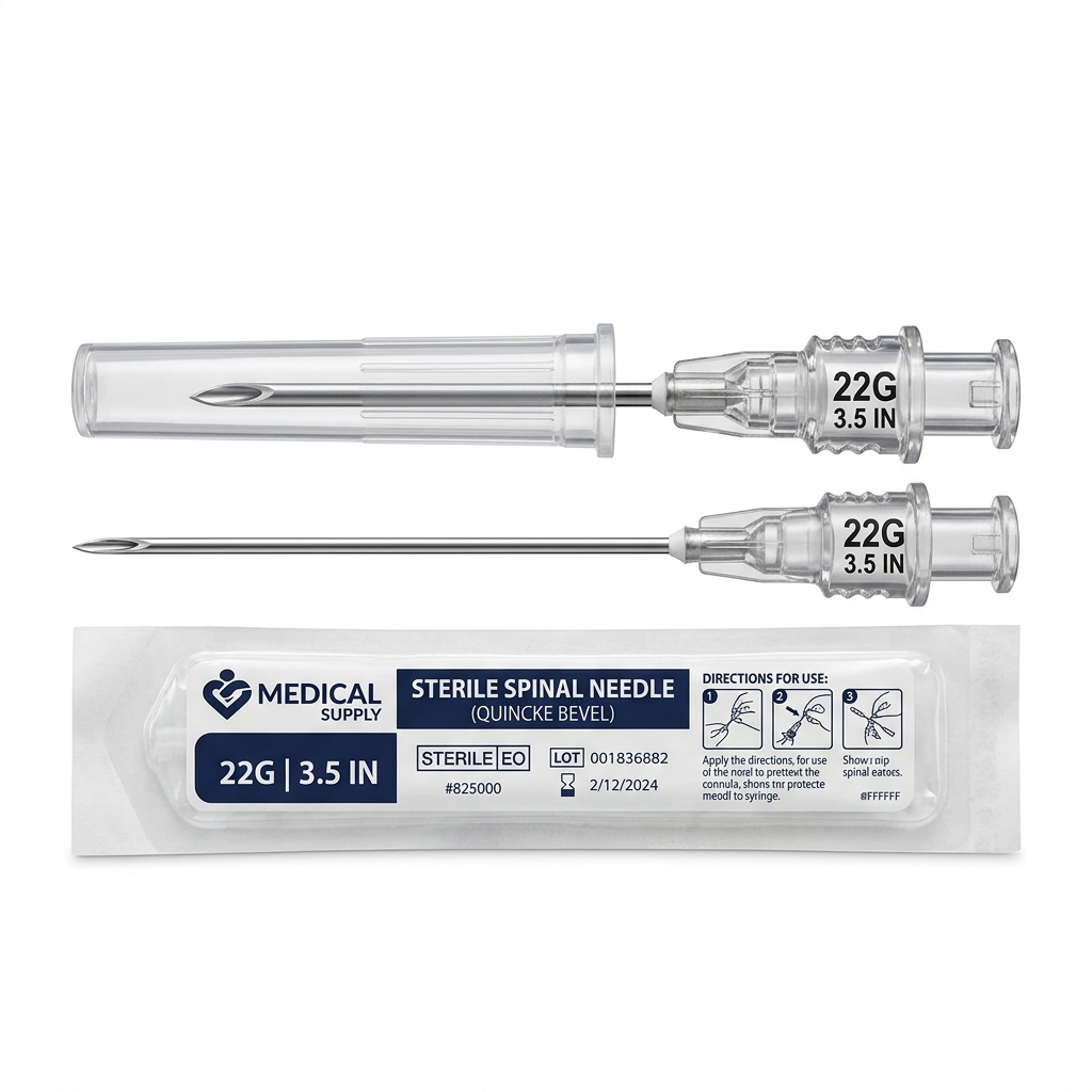 Aiguille Spinale (Biseau Quincke) (Multi-Tailles)