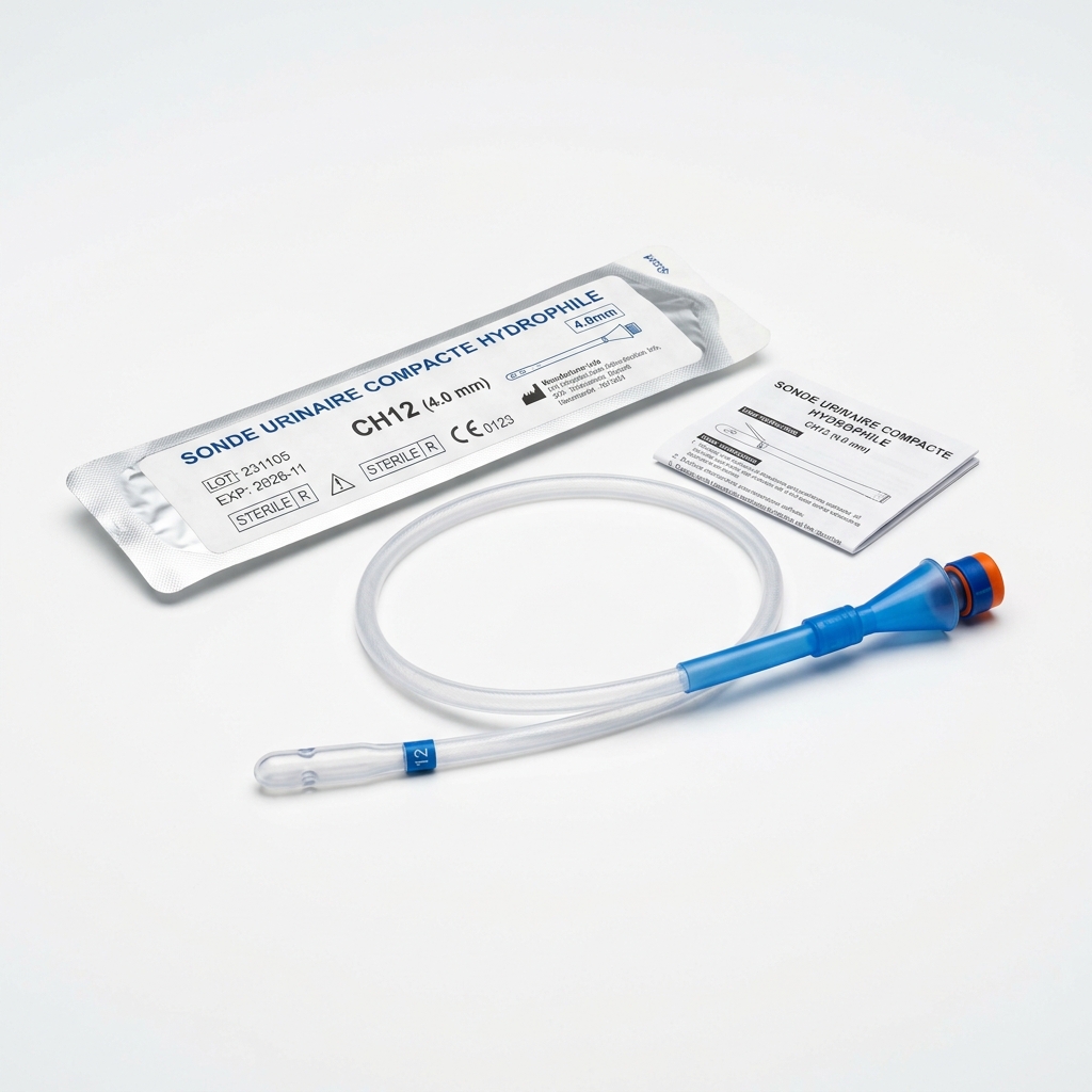 Sonde Urinaire Compacte Hydrophile CH12