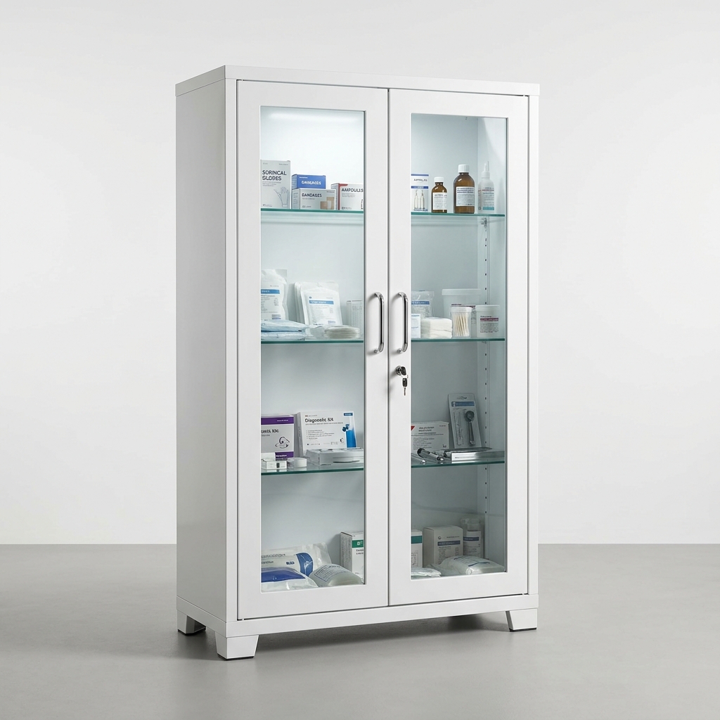 ARMOIRE MEDICALE - 2 PORTES