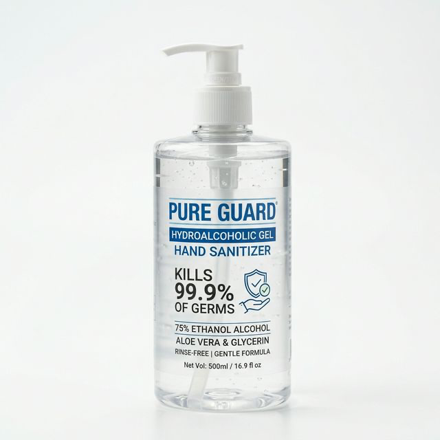 Gel Hydroalcoolique avec Pompe 500ml