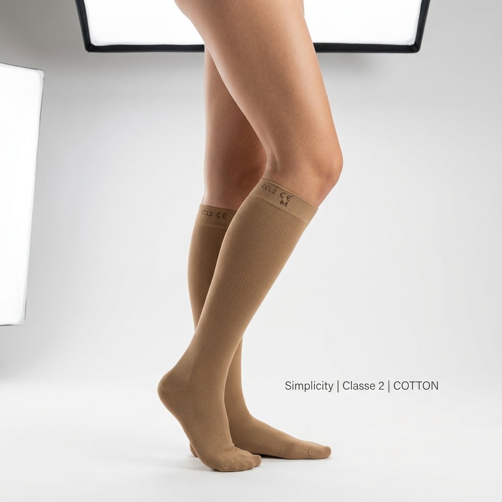 Mi - Bas Femme Classe 2, Simplicity coton VENOFLEX Thuasne