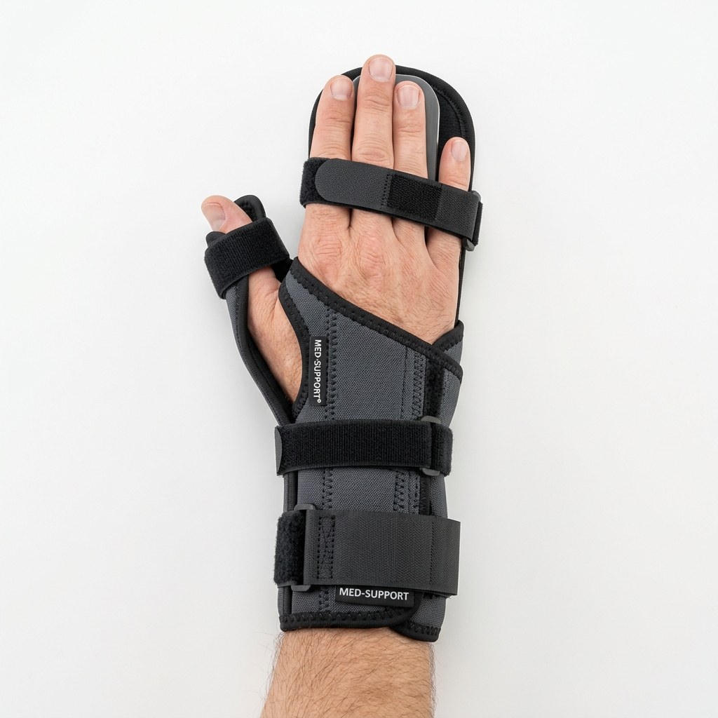 Attelle de poignet et doigts position fonctionnelle plane (réf. EH369)