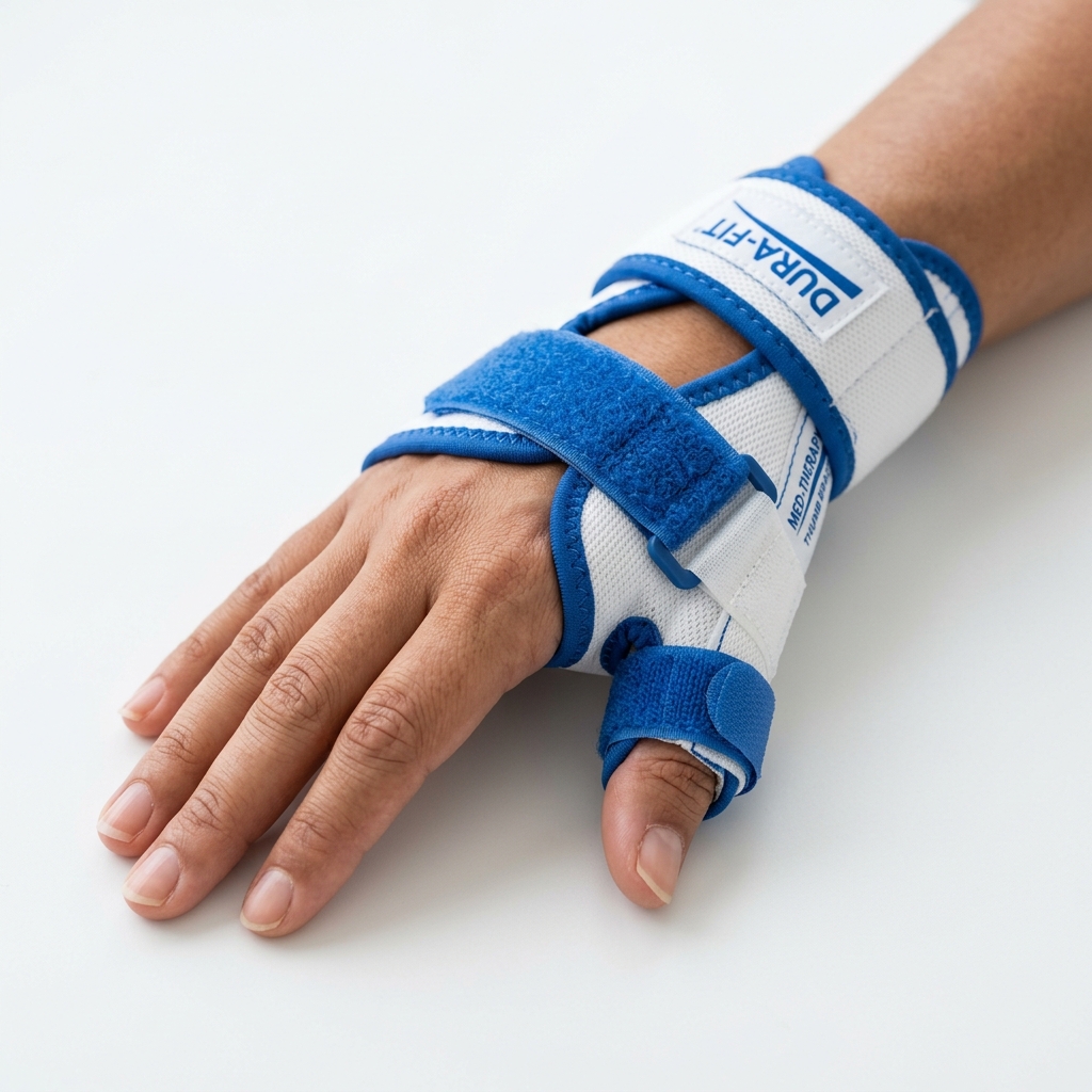 Attelle de pouce avec sangles Velcro réglables (tailles S/M, L/XL)