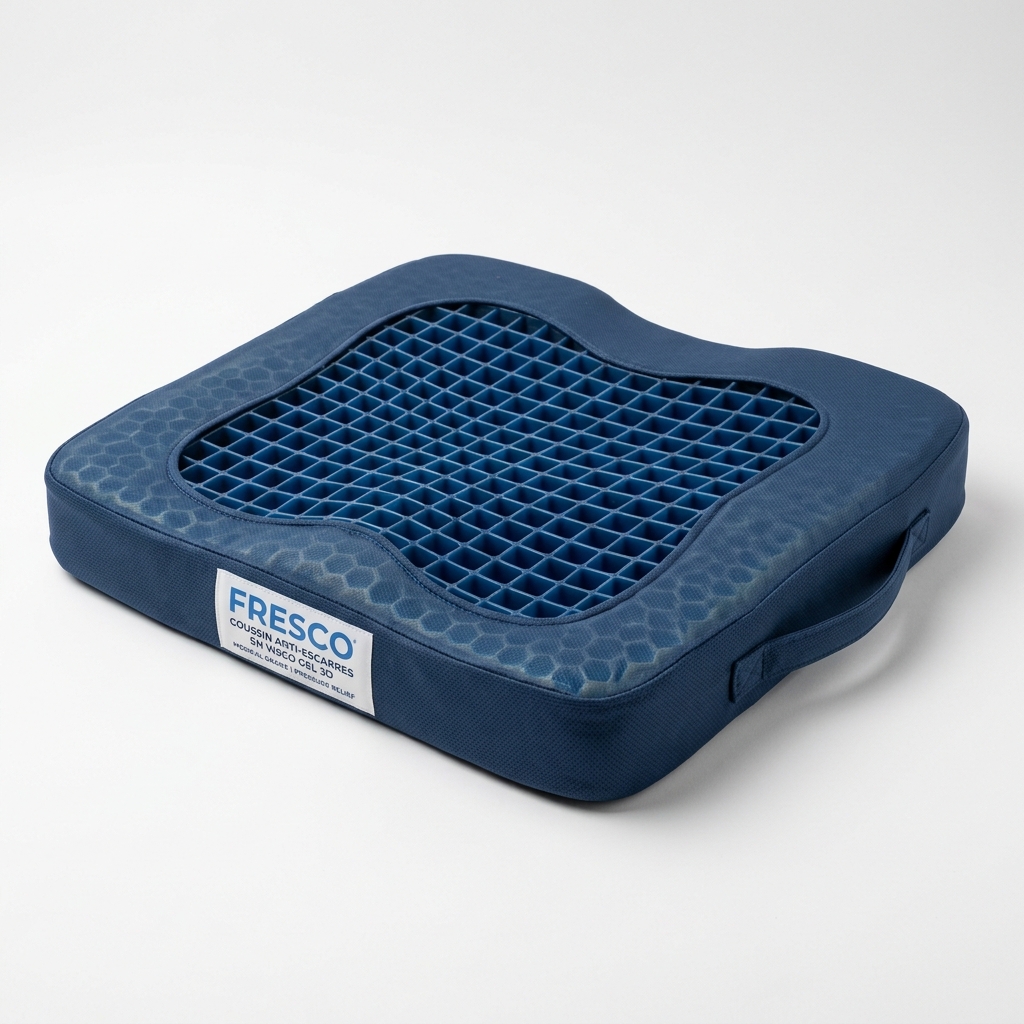 Coussin Anti - Escarres en visco Gel 3D Fresco