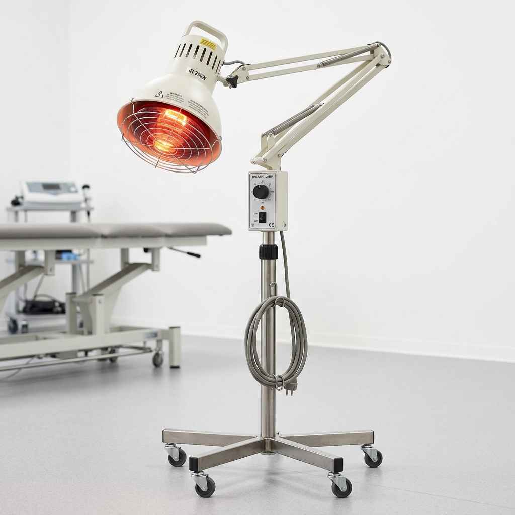 Lampe Infrarouge sur pied avec ampoule 250W Verre et quartz