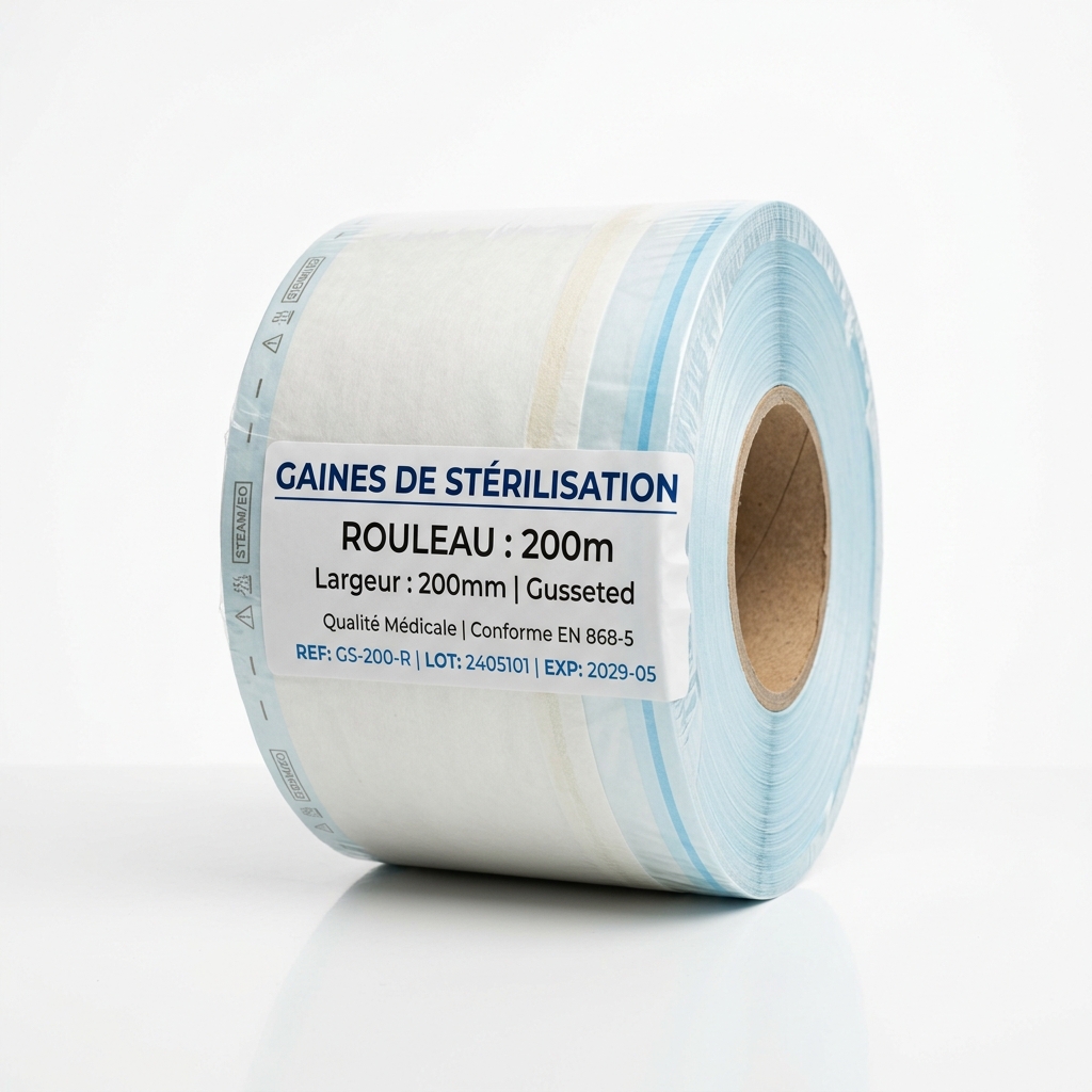 Gaines de Stérilisation (Rouleau 200m)