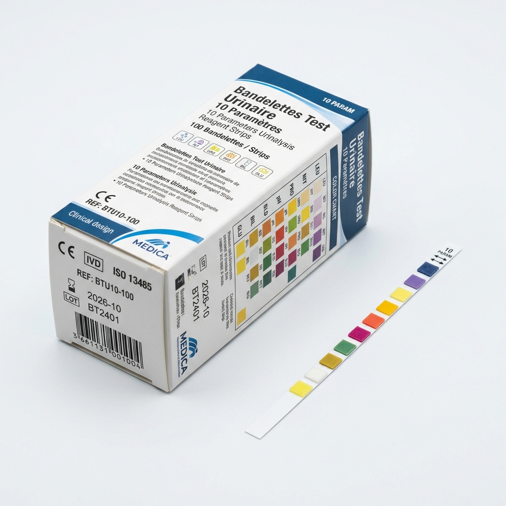 Bandelettes Test Urinaire 10 Paramètres