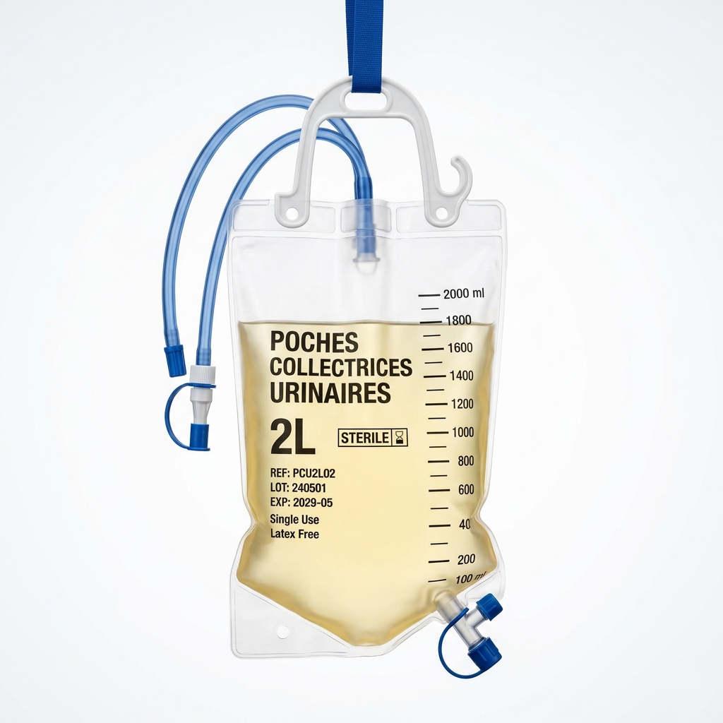 Poches Collectrices Urinaires 2L