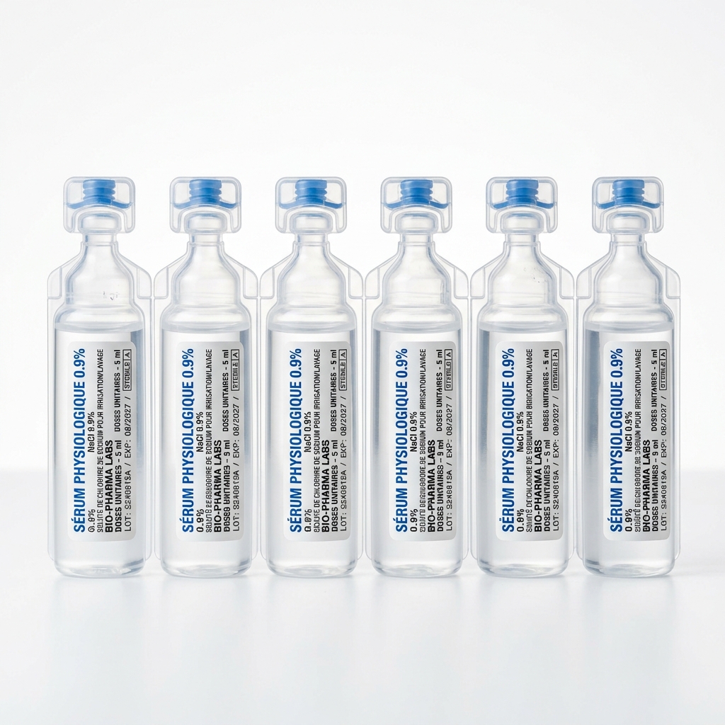 Sérum Physiologique 0.9% (Doses Unitaires)