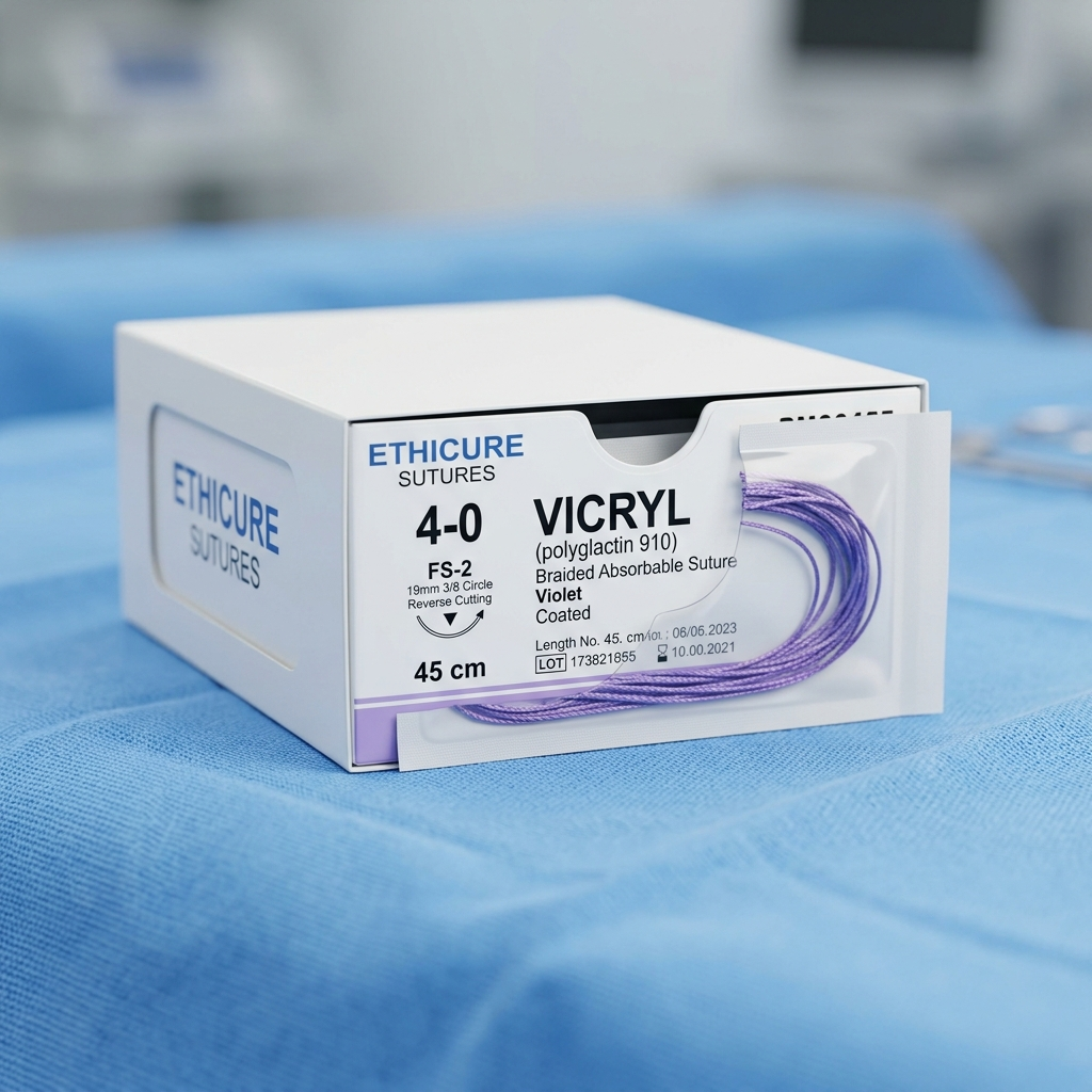 Fil de Suture Vicryl Résorbable 3/0 (Boîte de 36)