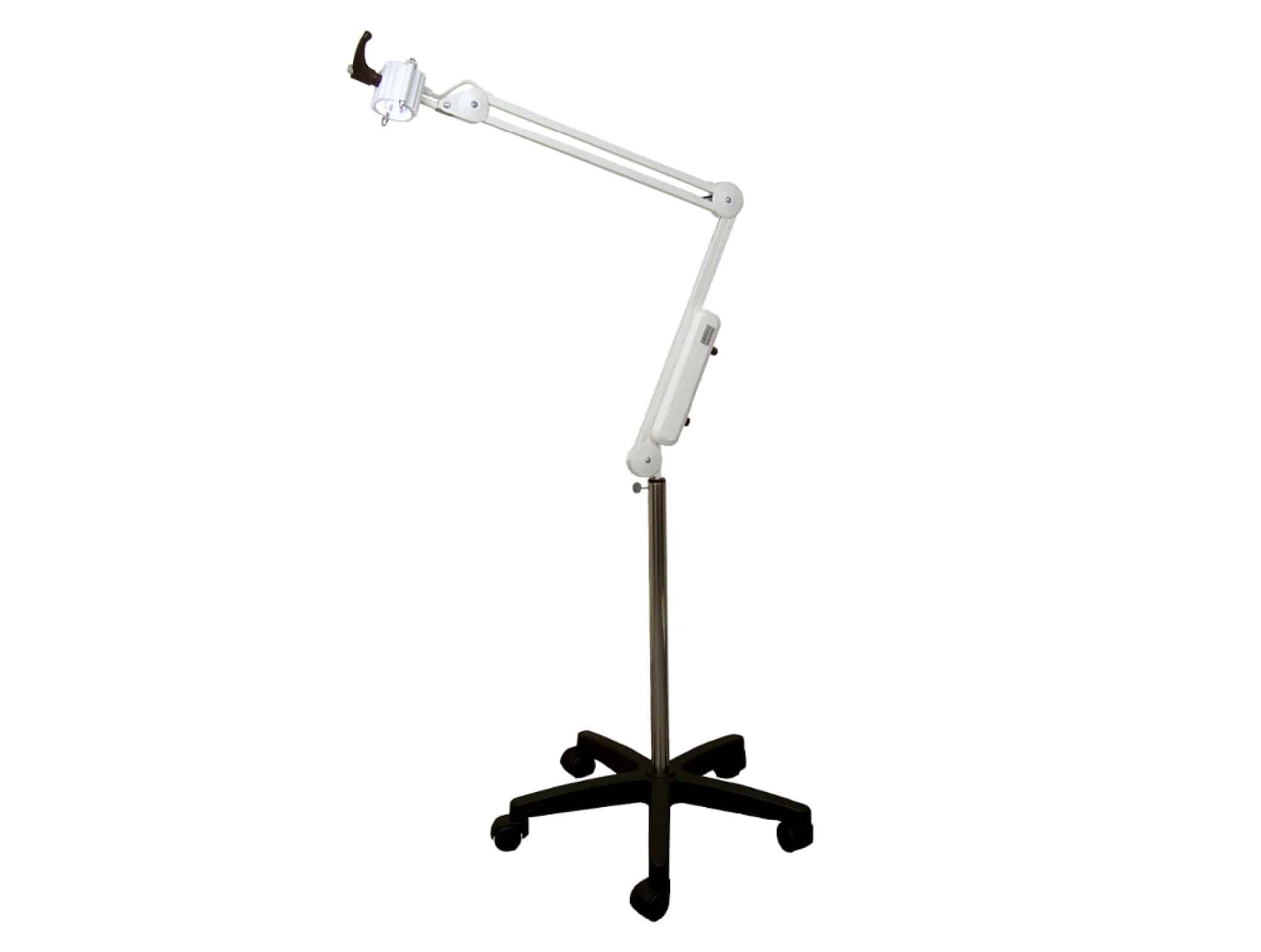 Lampe d’examen à lumière froide, sur pied roulant Verre et quartz