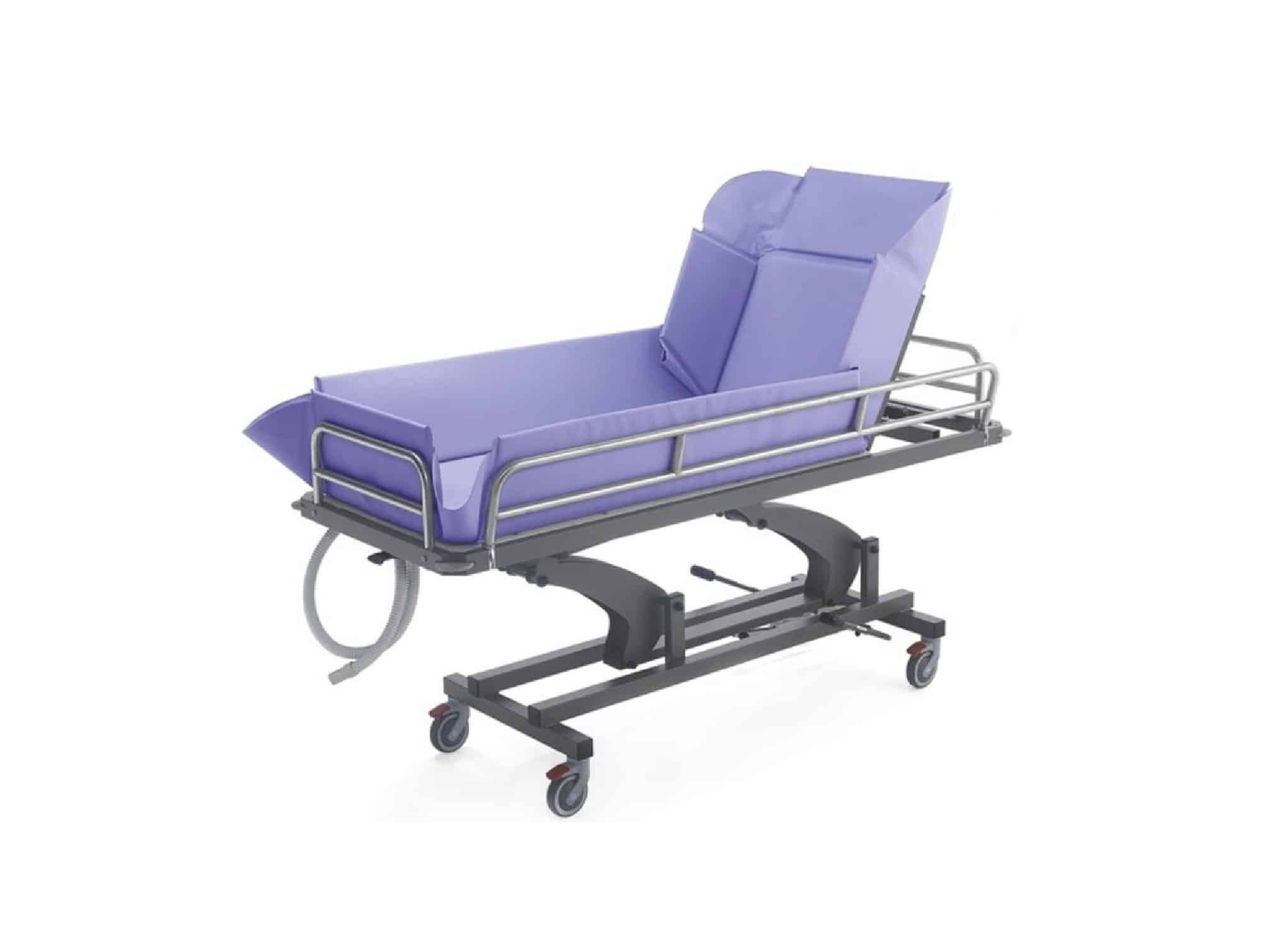 Chariot de douche électrique à dossier inclinable 200 kg (LENSB)