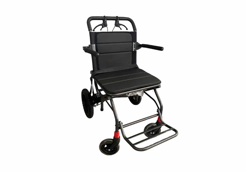 Fauteuil de transfert en aluminium Noir