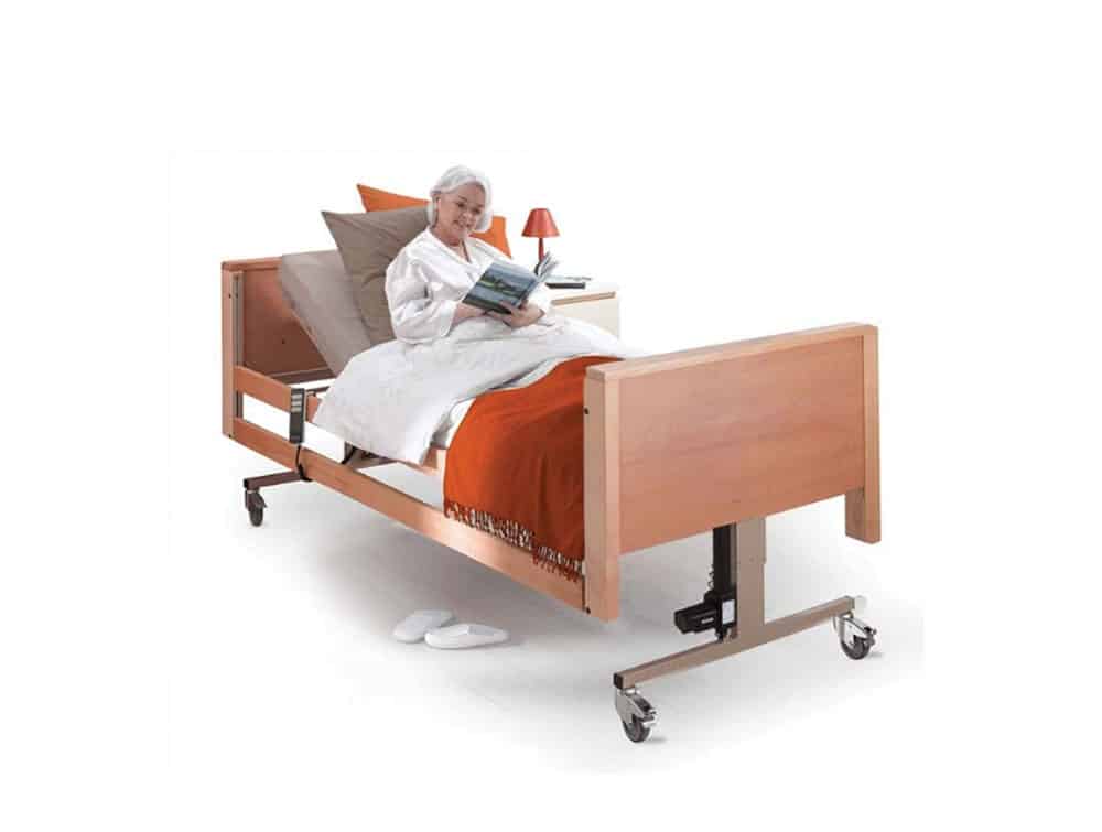 Lit électrique Hayden 3 fonctions avec barrières et potence Thuasne