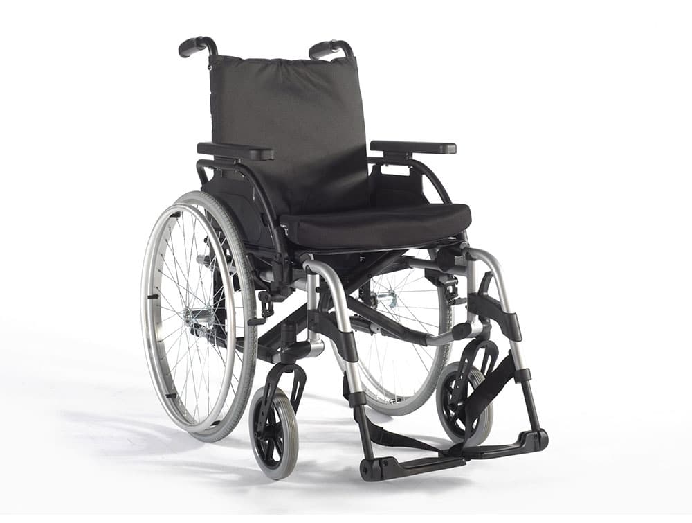 Fauteuil roulant pliant Basix 2 (dossier fixe) Sunrise