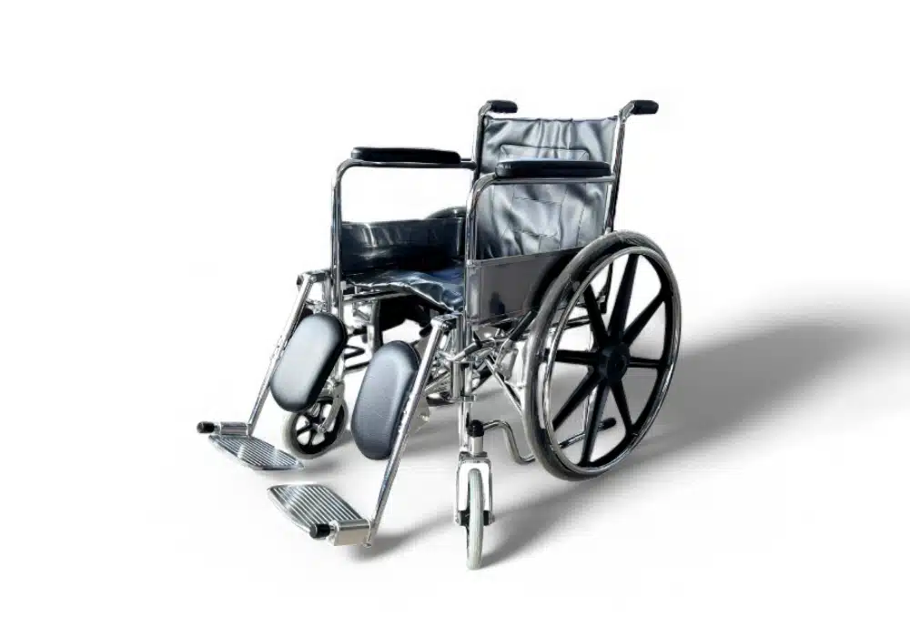 Fauteuil roulant pliable avec relève jambes
