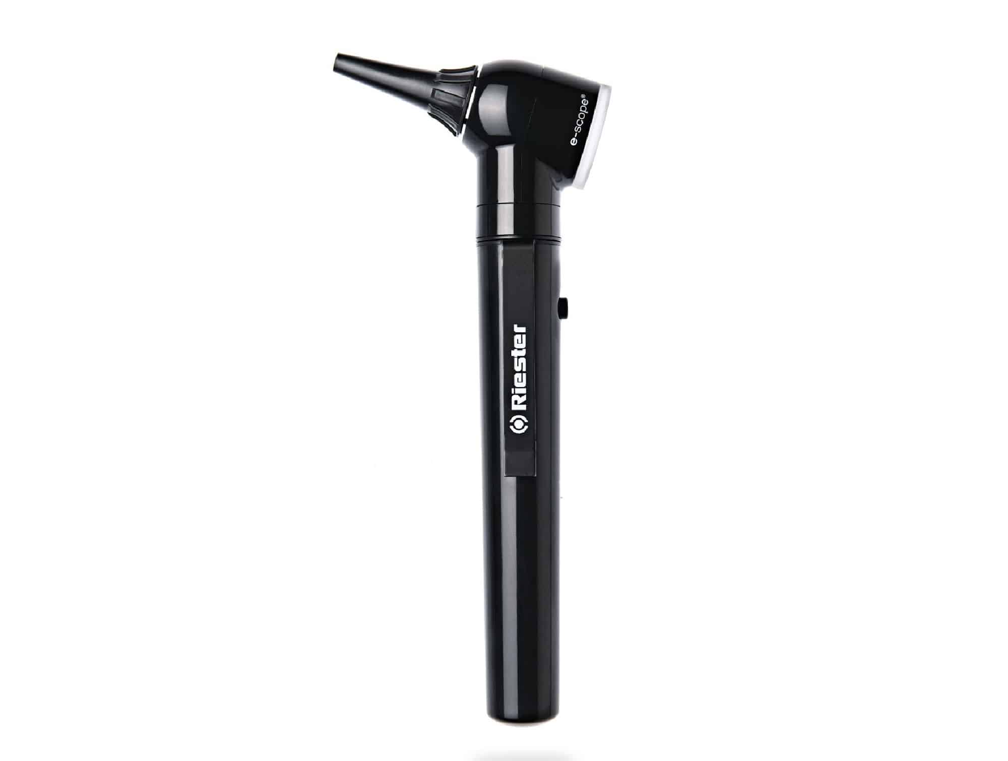 Otoscope e - scope FO LED en coffret Riester