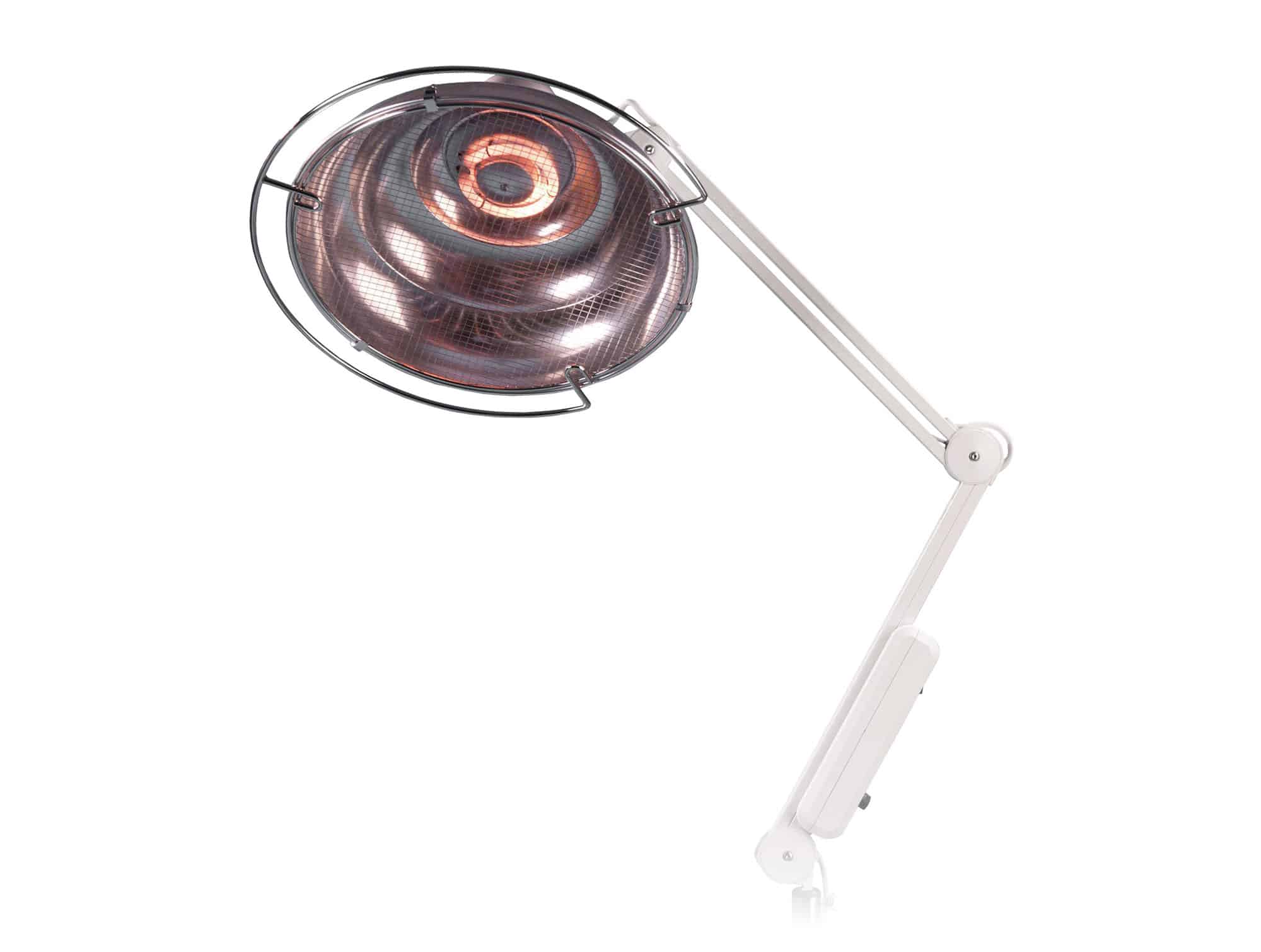 Lampe infrarouge 400W sur bras articulé interrupteur M - A Verre et quartz