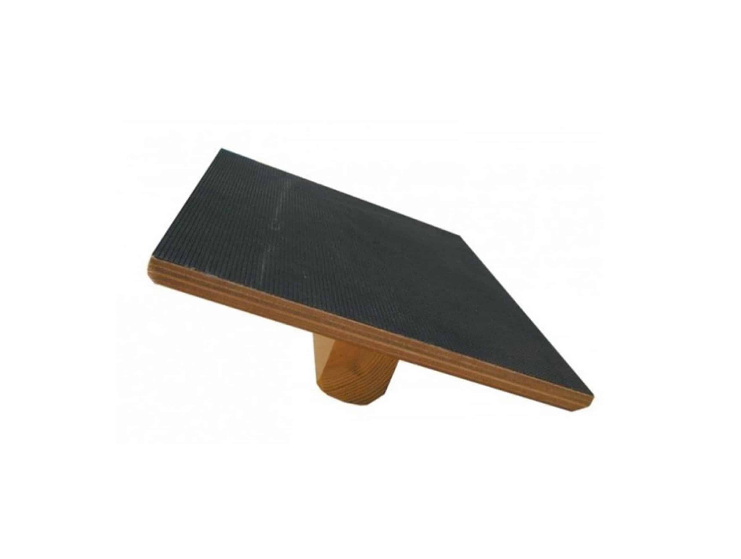 Planche à bascule et d’oscillation en bois rectangulaire