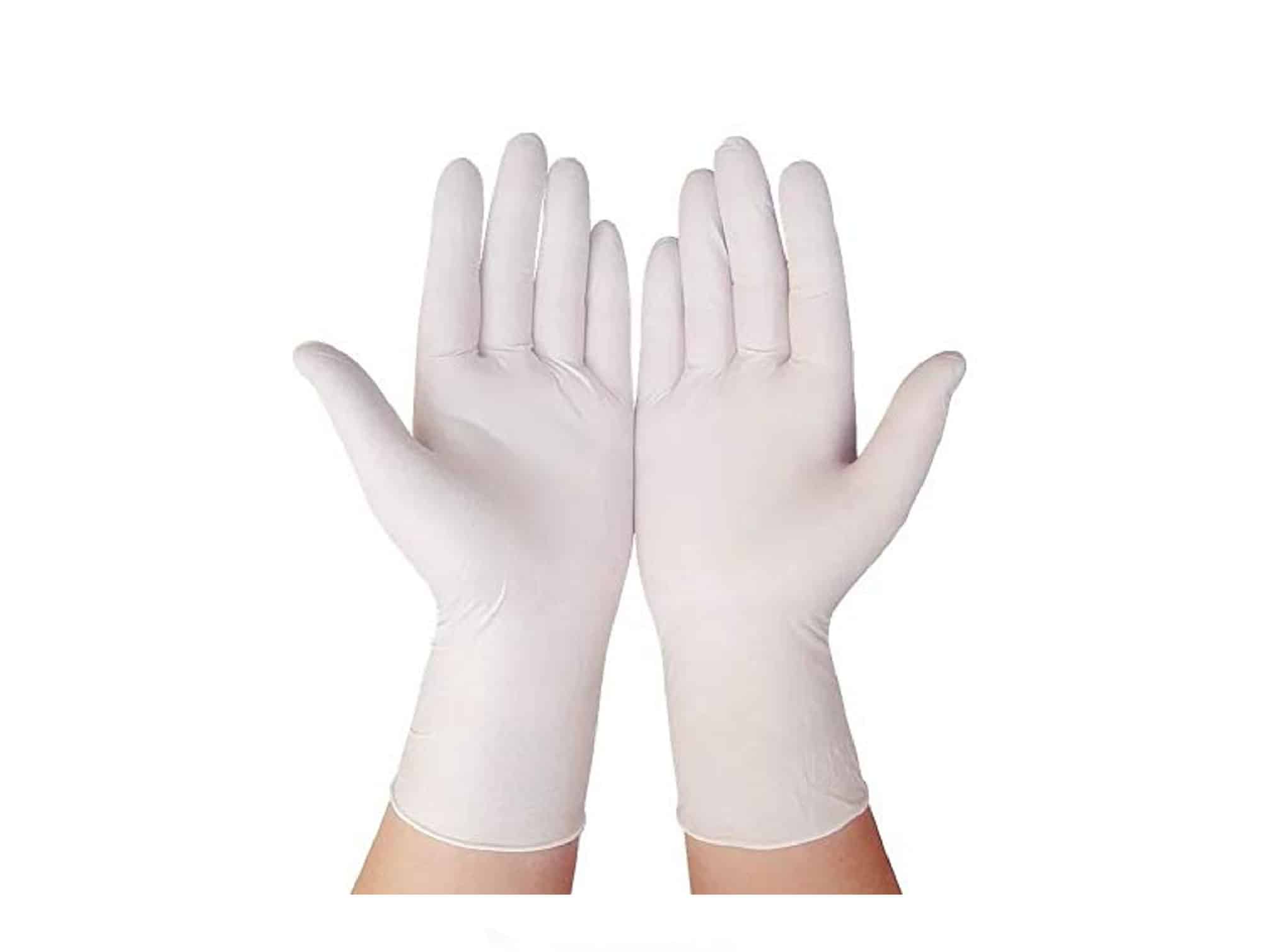 Gants d’examen en latex non stériles ambidextres Maxter (S, M, L)