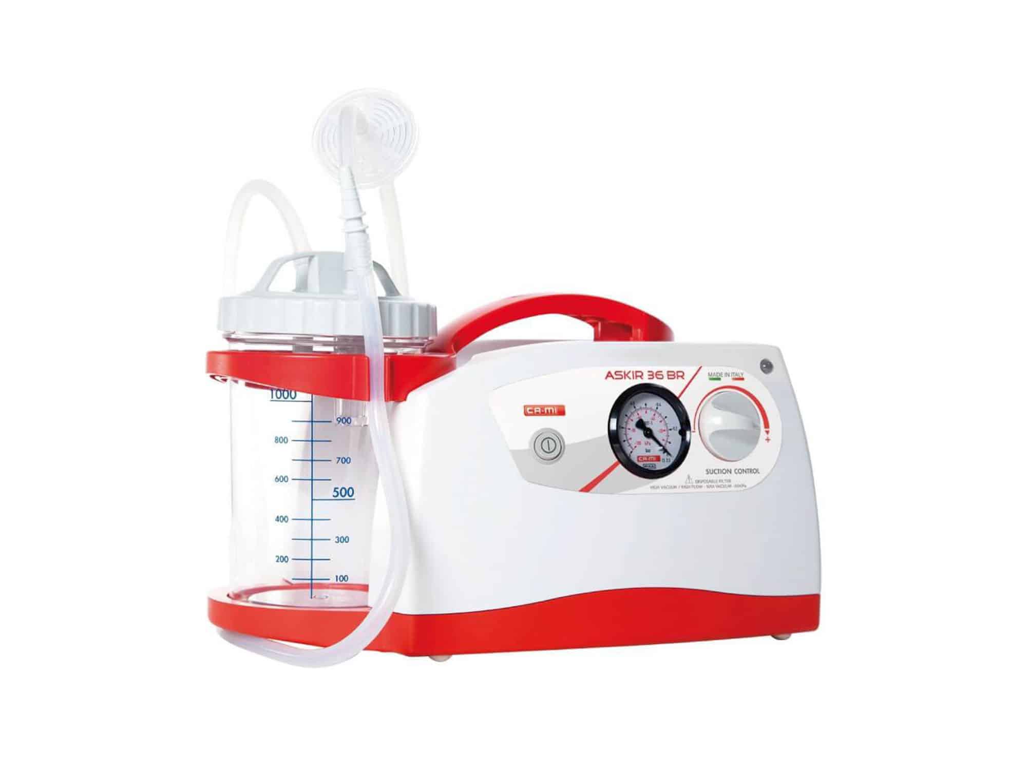 Aspirateur chirurgical électrique portable ASKIR 36 BR Cami (36 l/min)