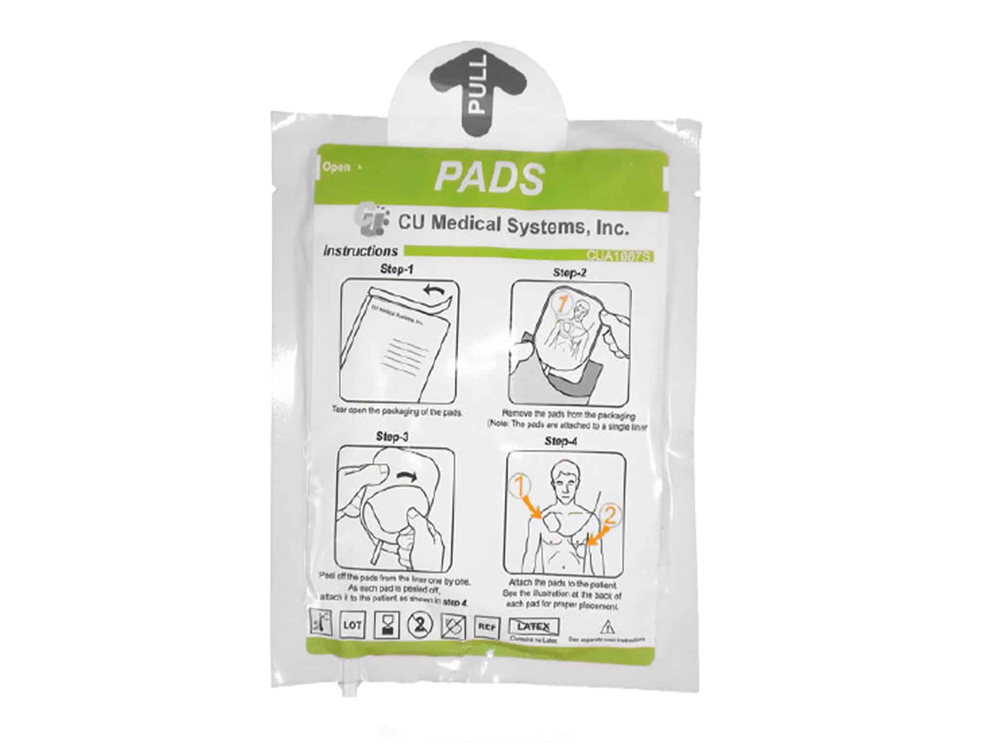 Électrodes Adulte SP1 - Jeu de 2 unités pour Défibrillateur