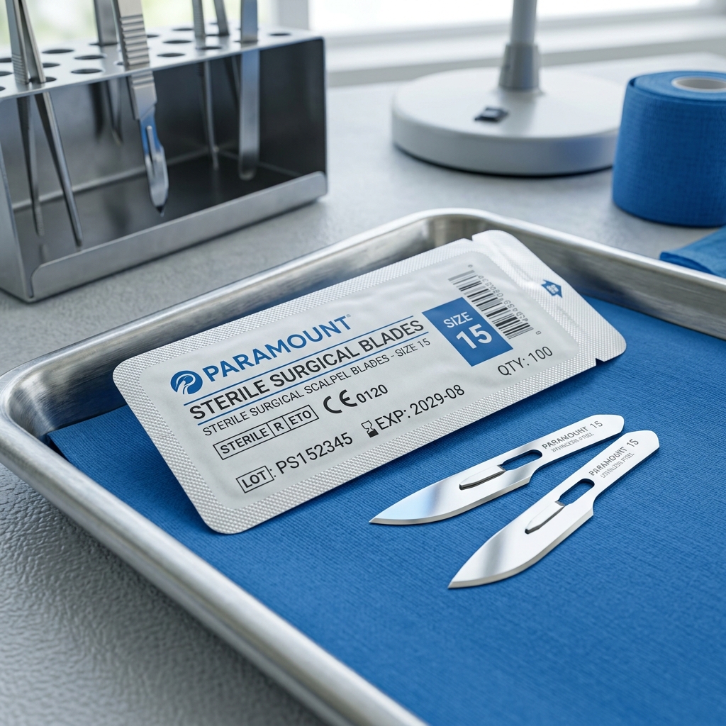 Lames de Bistouri Stériles Paramount (N° 15)