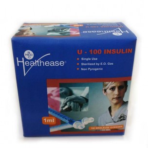 Seringue À Insuline De 1 Ml Avec Aiguille Fixe De 29g